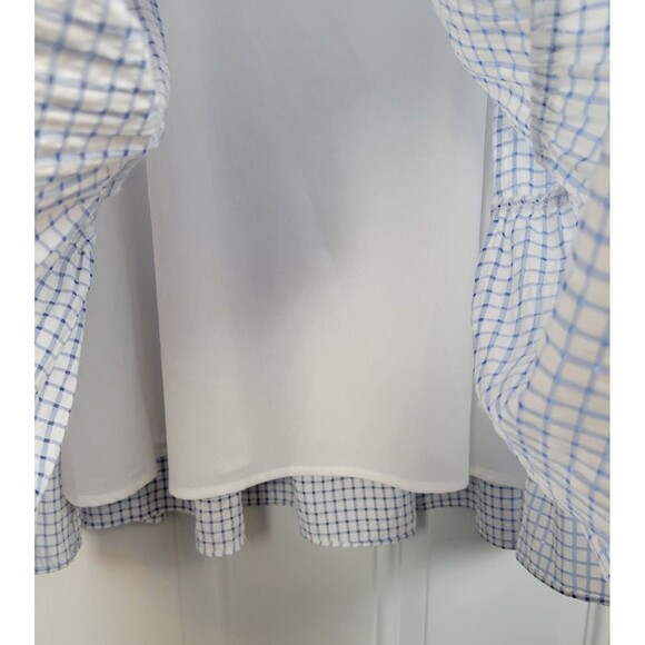 English Factory Blue Gingham Mini Dress - Picture 6 of 9